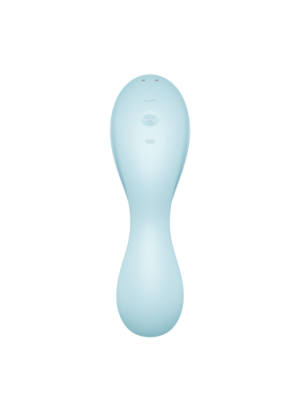Vibromasseur connecté 3 en 1 Bleu USB Curvy Trinity 5+ - CC597823